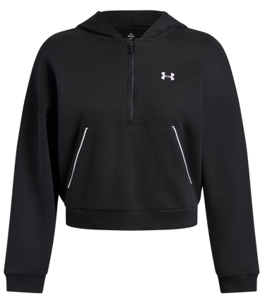 Mikina Under Armour Rival Fleece Piped ½ Zip Hoodie Čierna | 6003707-005, 2
