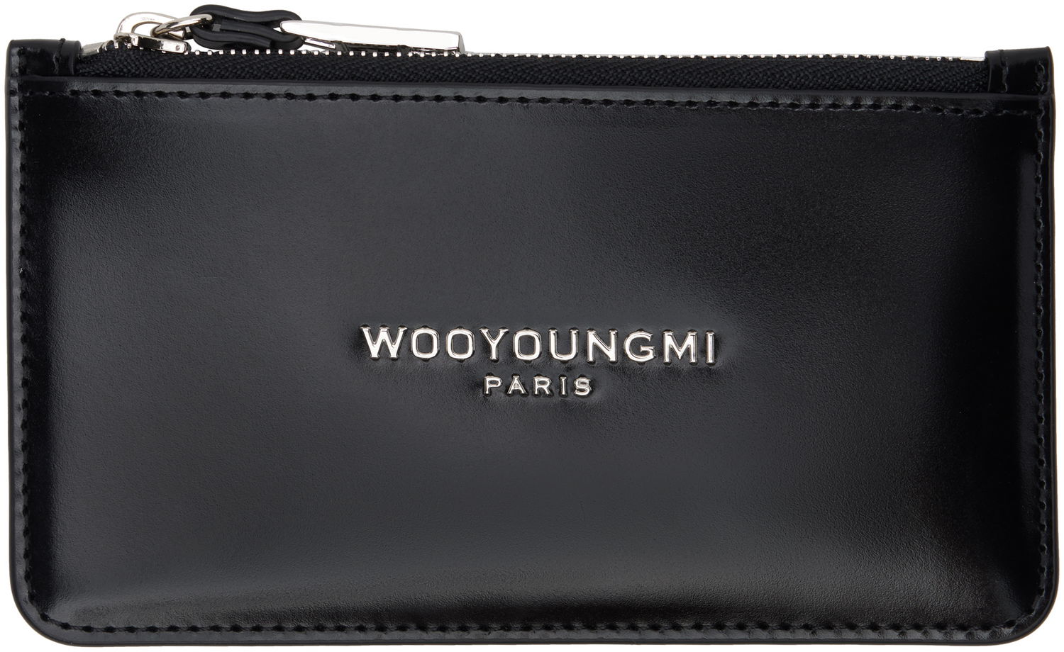 Peňaženka WOOYOUNGMI WOOYOUNGMI Leather Card Wallet Čierna | W251SL01, 0