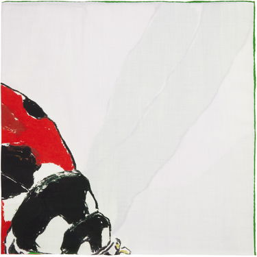 Šál Burberry Ladybird Cashmere Silk Scarf Zelené | 8083722, 1