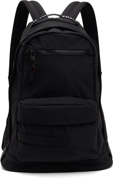 Batoh BOSS Hugo Recycled Nylon Canvas Backpack Čierna | 50541921, 0