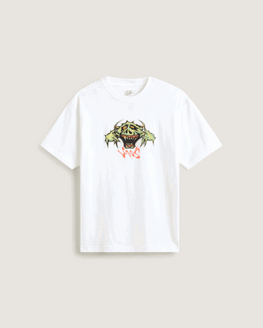 Tričko Vans Goofy Ghoul T-Shirt Biela | VN000PDYWHT, 0