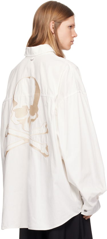 Košeľa Mastermind WORLD MASTERMIND WORLD Big Denim Shirt Biela | MW25S14-SH002-002, 2