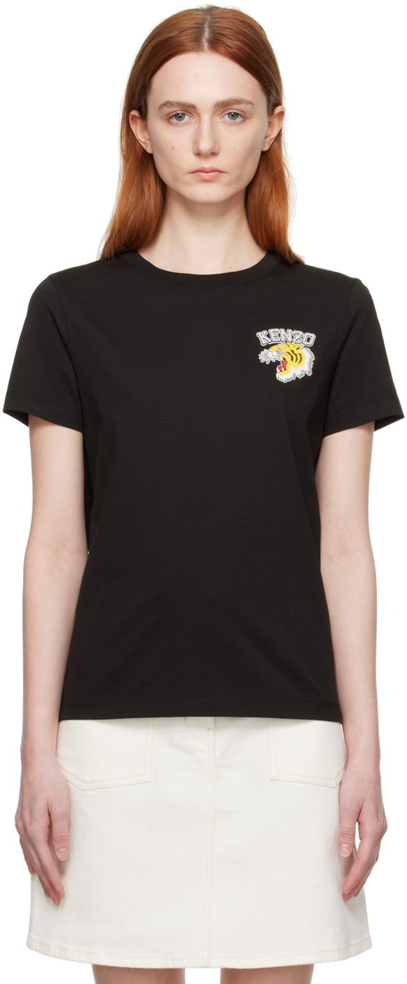 Tričko KENZO Paris Varsity Jungle Čierna | FD62TS0834SO, 0