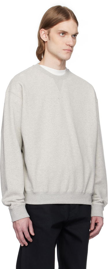 Sveter Jil Sander Jil Sander Embroidered Logo Sweatshirt Šedá | J47GU0128_J20010, 1