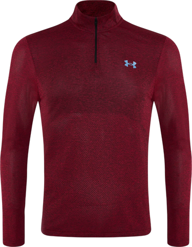 Tričko Under Armour Seamless Quarter-Zip Performance Top Vínová | 1378168-713, 0