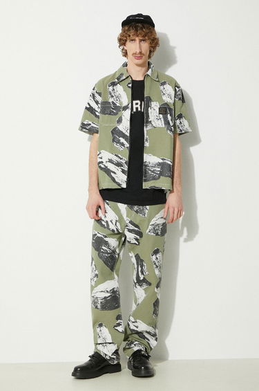 Košeľa MARKET Work Shirt With Classic Collar Zelené | 369000152, 1