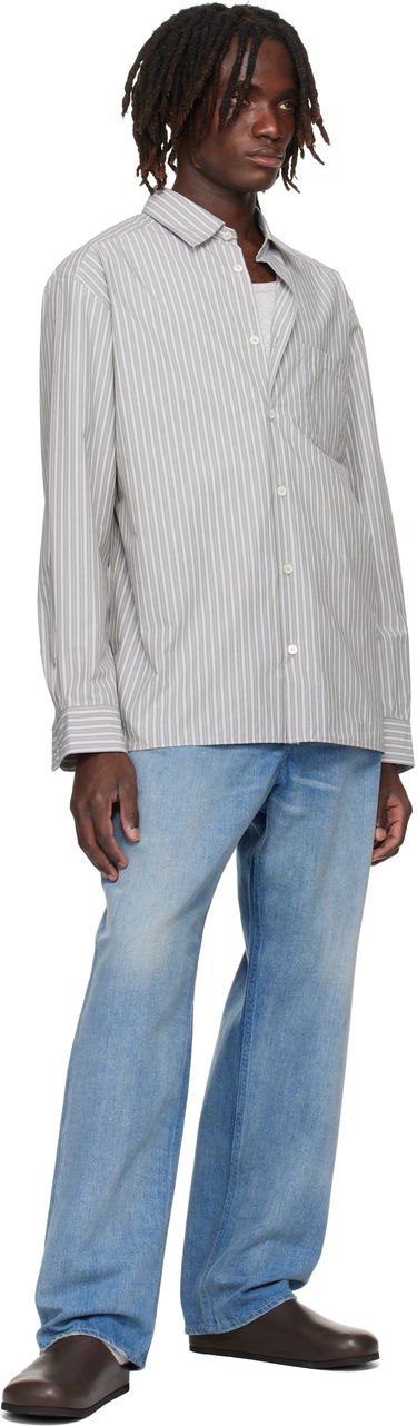 Košeľa A.P.C. A.P.C. Malo Striped Shirt Šedá | COHJJ-H12532, 3
