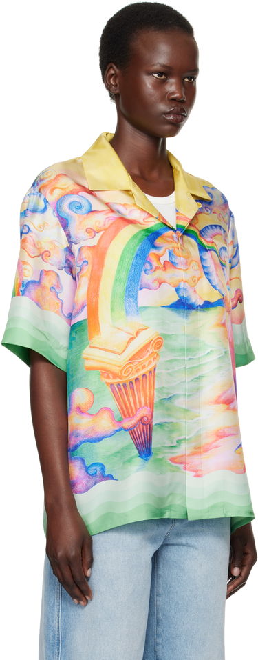Košeľa Casablanca Printed Silk Shirt Rôznofarebný | U-WPS25-SH-003-04, 1