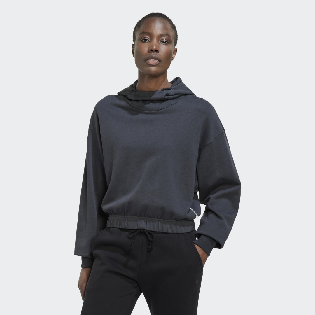 Mikina adidas Originals Studio Lounge Cropped Šedá | HH8510, 0
