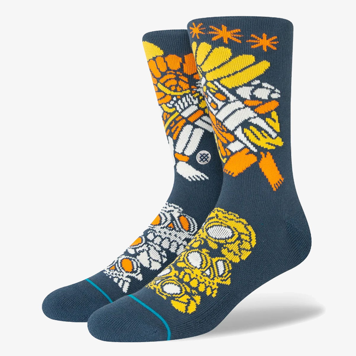 Ponožky Stance DJ WARRIOR Socks Modrá | A555C22DJW-BLU, 0