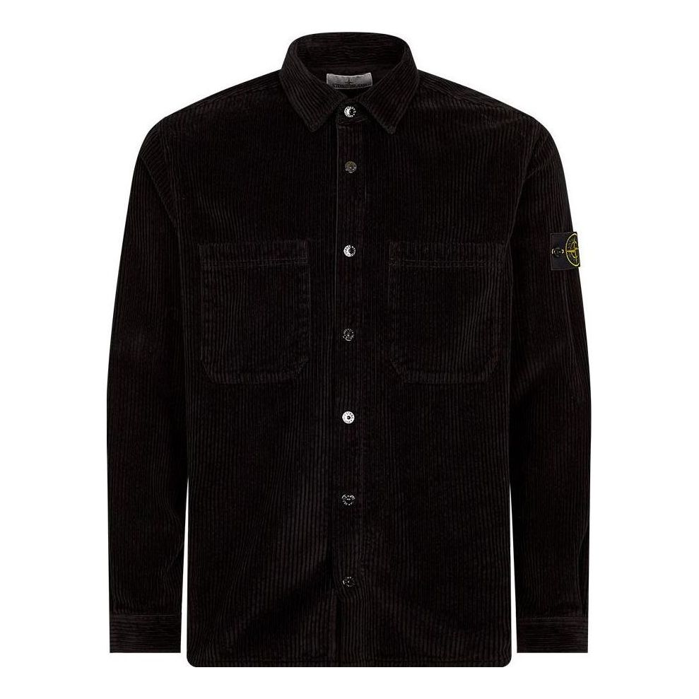 Košeľa Stone Island Corduroy Overshirt Čierna | 791511311-V0029, 0