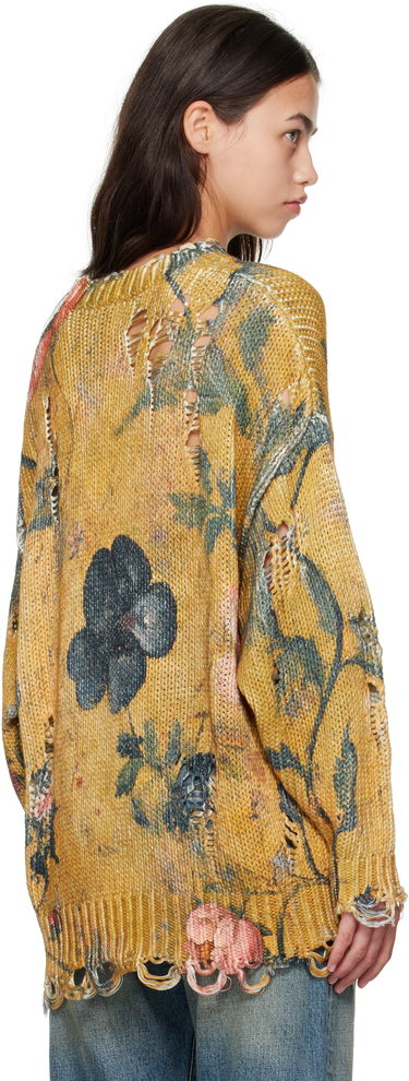 Sveter R13 R13 Printed Oversized Sweater Žltá | R13WY197-Y222A, 2