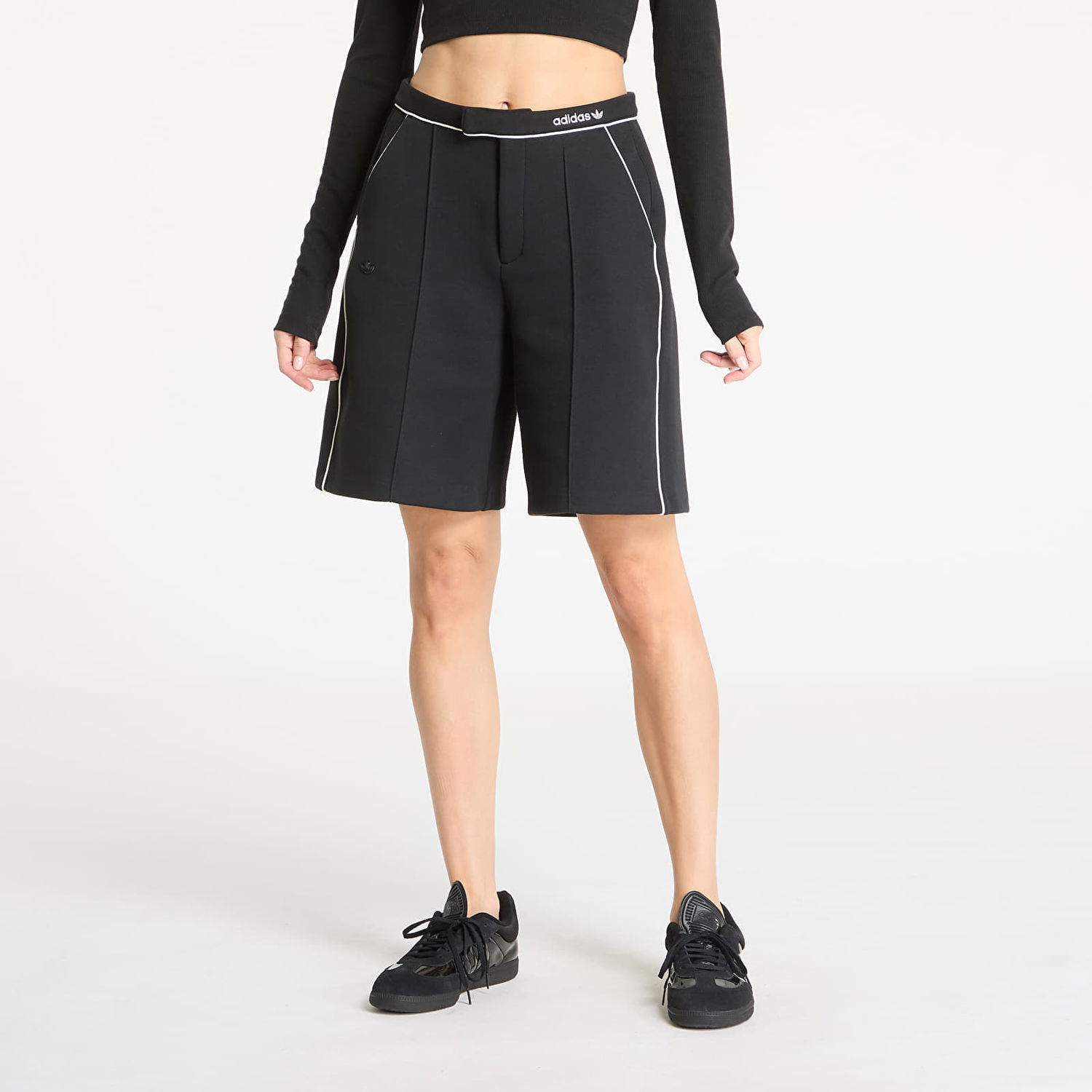 Šortky adidas Originals Premium Tailored Bermuda Shorts Čierna | JD5476, 0