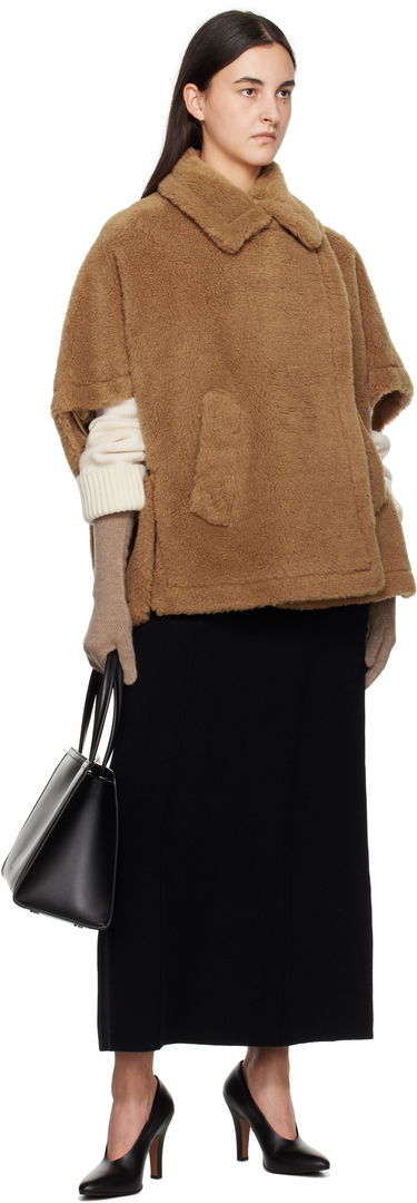 Bunda Max Mara Max Mara Teddy Cape Jacket Hnedá | 2424736072600 MM10739, 3