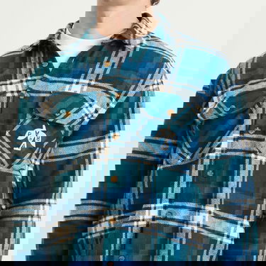 Košeľa By Parra Crow Flannel Shirt Zelené | 54330-PGN, 5