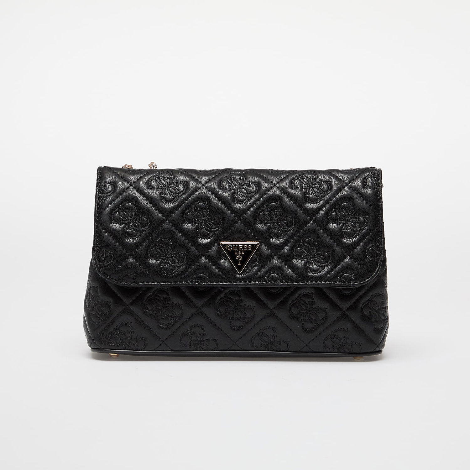 Taška cez rameno GUESS GUESS Adelasia Convertible Crossbody Flap Bag Čierna | HWQL9658210-BLA, 0