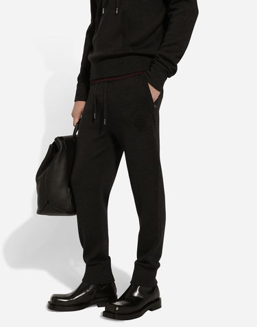 Tepláky Dolce & Gabbana Dolce & Gabbana Wool Jogging Pants Čierna | GXU06ZJFMCZN2958, 3