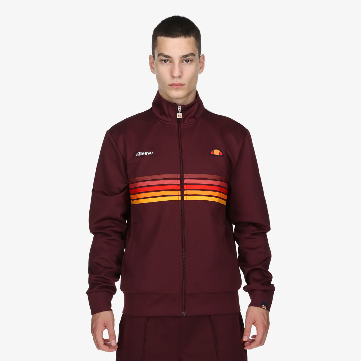 Bunda Ellesse Men's Retro Track Jacket Vínová | ELA253M561-56, 0