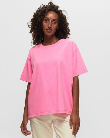 Tričko American Vintage Fizvalley Pink Short Sleeve T-Shirt Ružová | FIZ02AE24-ROSE-FLUO, 1