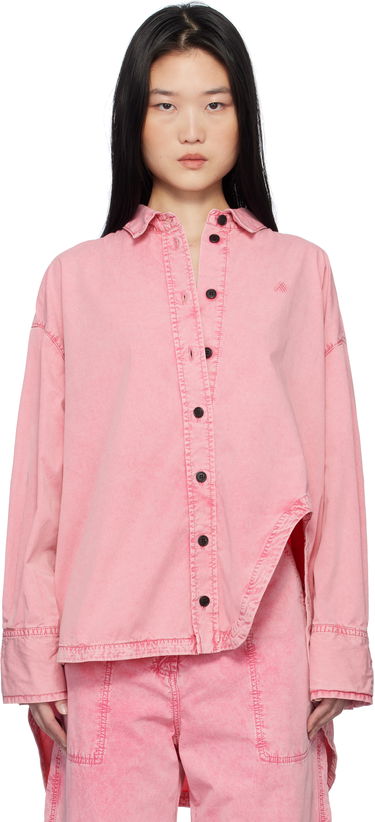 Košeľa The Attico Attico Diana Denim Shirt Ružová | 250WCB00068 DDC098AA, 0