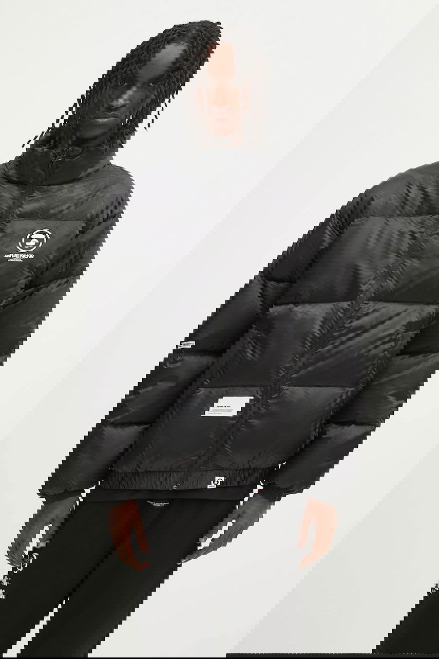 Prešívaná bunda AAPE by A Bathing Ape AAPE Now Down Puffer Jacket Čierna | AAPDNM7595XXN, 0