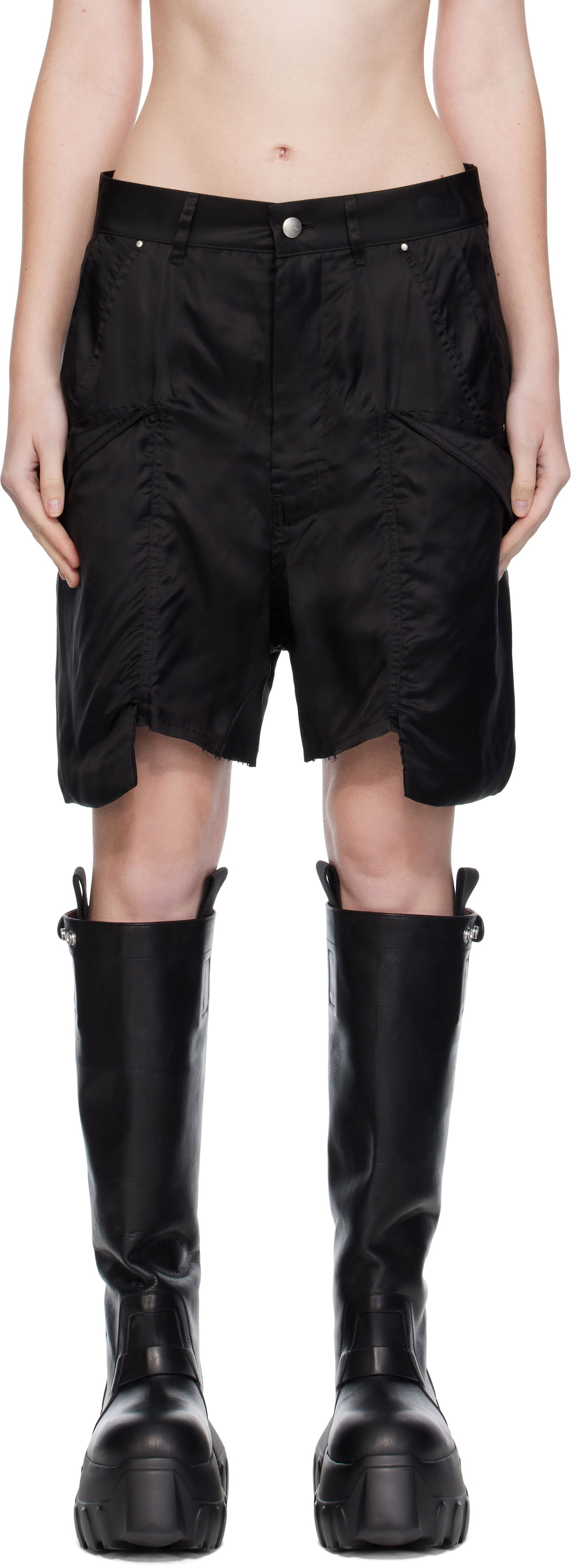 Šortky Rick Owens Rick Owens Stefan Cargo Shorts Čierna | RP02E4312 K, 0