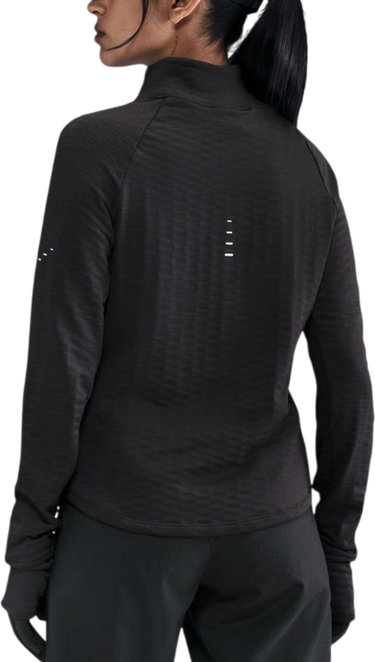 Tričko Nike Long-Sleeve Textured Mock Neck Running Top Swift Čierna | hv2969-010, 1