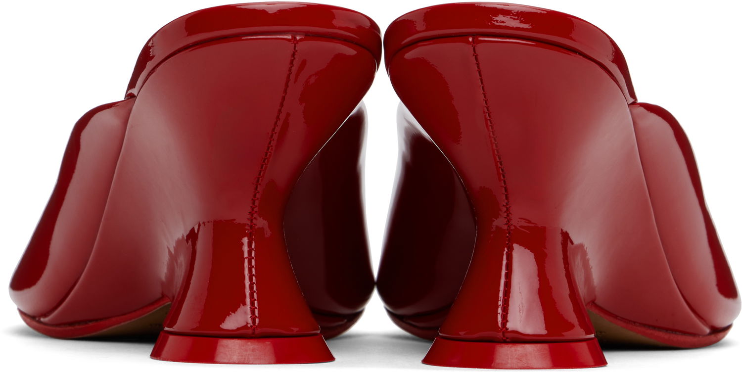 Doplnky Dries Van Noten Dries Van Noten Open-Toe Leather Mules Červená | WS251-1561-189, 1