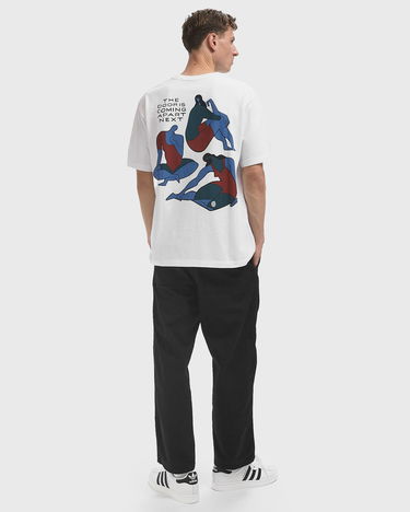 Tričko By Parra Parra Broken Door Graphic T-Shirt Biela | 53400, 1