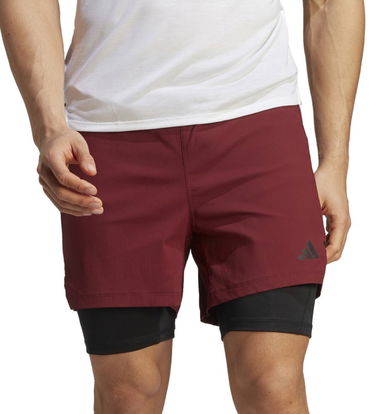 Šortky adidas Originals 2-in-1 Training Shorts Vínová | il1394, 1