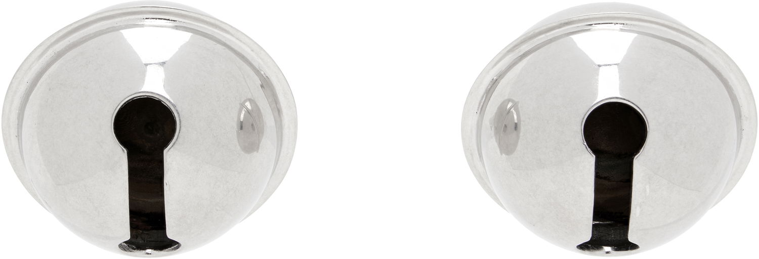 Náušnice Acne Studios Bell-Shaped Metal Earrings Metalická | C50481-, 0