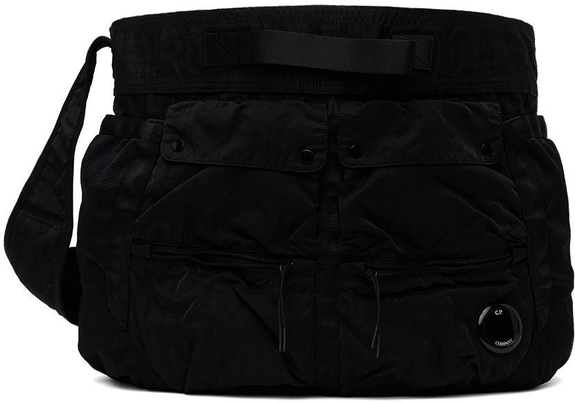 Taška cez rameno C.P. Company Nylon B Messenger Bag Čierna | 14CMAC148A-005269G, 0