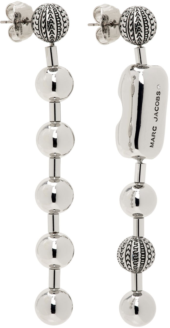 Náušnice Marc Jacobs Marc Jacobs The Monogram Ball Chain Earrings Metalická | 2S4JER001J04, 1