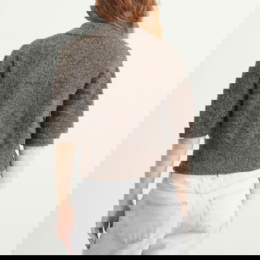 Sveter Samsoe Samsoe Sakelsie Hairy Knit Cardigan Šedá | F25400048-CLR002396, 3