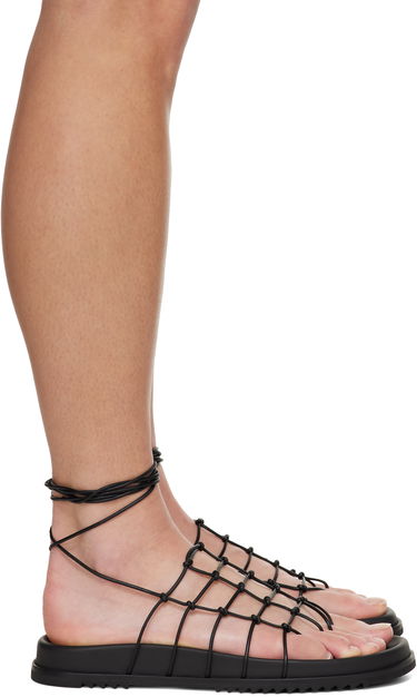 Šaty Rick Owens Rick Owens Hollywood Web Granola Sandals Čierna | RP01E7800 LLP, 0
