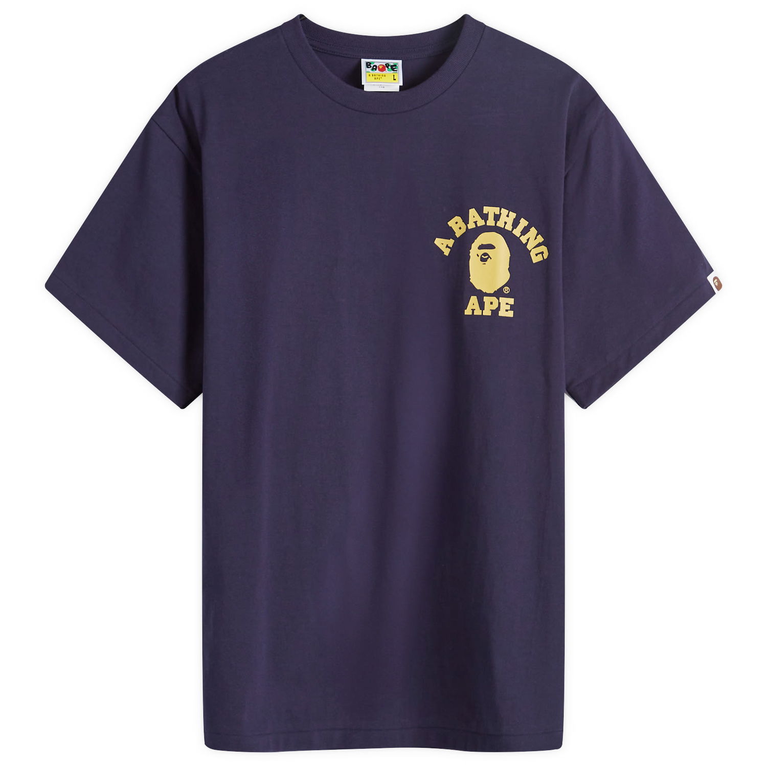 Tričko BAPE A Bathing Ape Colour Camo College ATS T-Shirt Navy | 001TEK301022M-NVY, 0