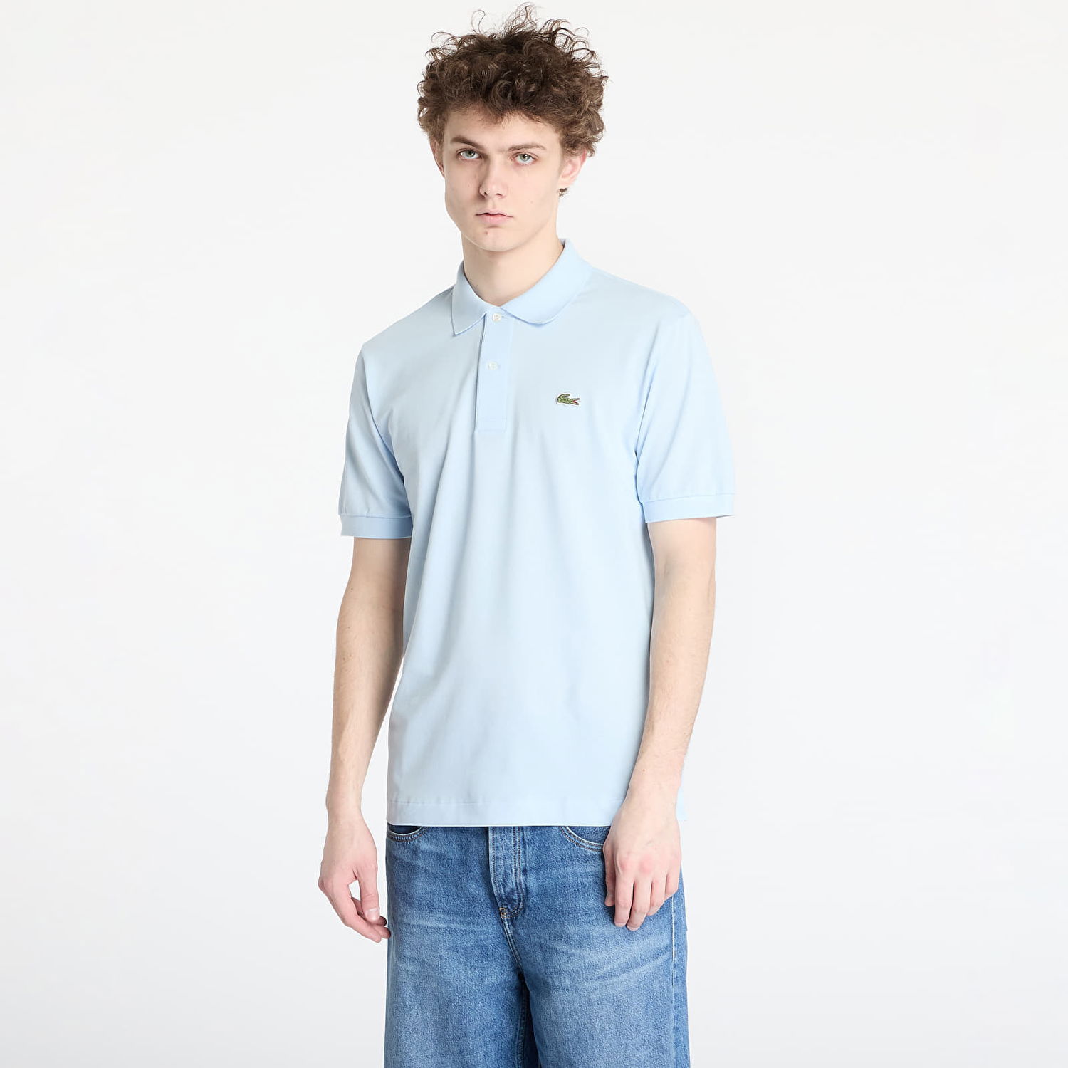 Polo tričko Lacoste Lacoste Light Pique Polo Shirt Modrá | PH9851 T01, 0