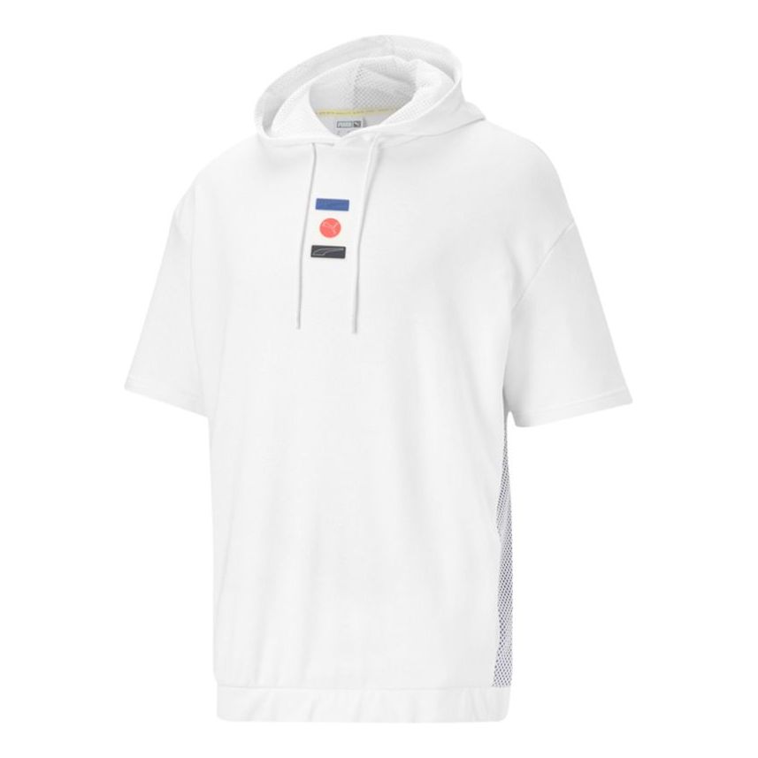 Mikina Puma Decor 8 Short Sleeve Hoodie Biela | 531086-02, 0