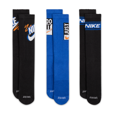 Ponožky Nike Everyday Plus Mid-High Socks (3 Pairs) Čierna | HJ9339-902, 3