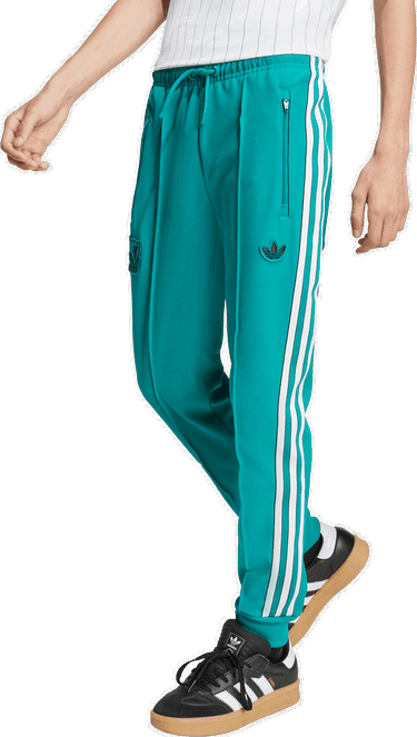 Nohavice adidas Performance Liverpool FC Terrace Icons Tyrkysová | KA5583, 4