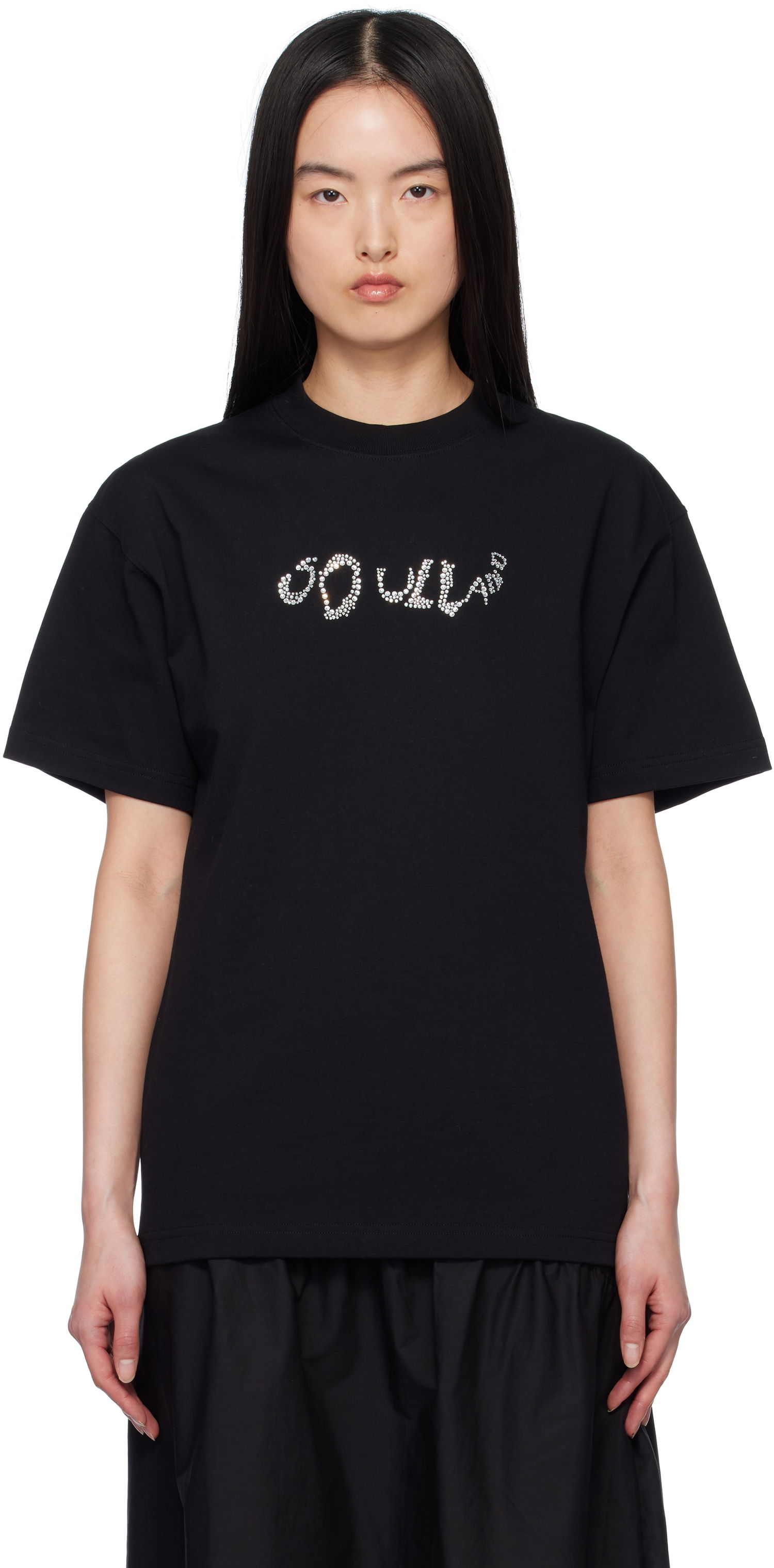 Tričko Soulland Soulland Balder Rhinestone T-Shirt Čierna | 51044-1063, 0