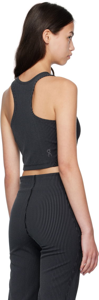Crop Top On Running All-Day Ribbed Crop Sport Top Čierna | 1WF30420080, 2