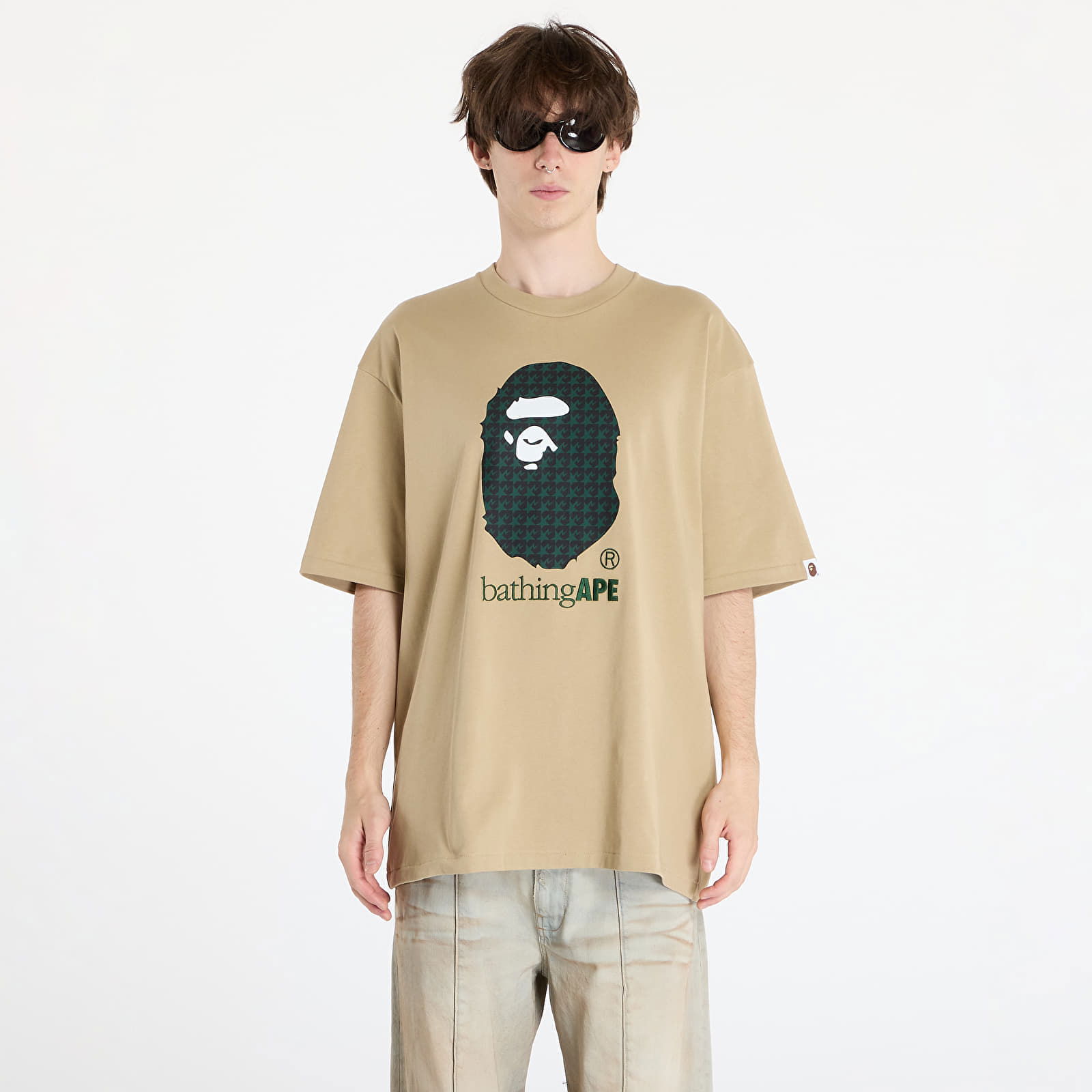 Sta Houndstooth By Bathing Ape Relaxed Fit Tee