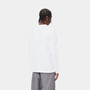 Tričko Carhartt WIP Long Sleeve Graphic Print T-Shirt Biela | I033954_8, 2