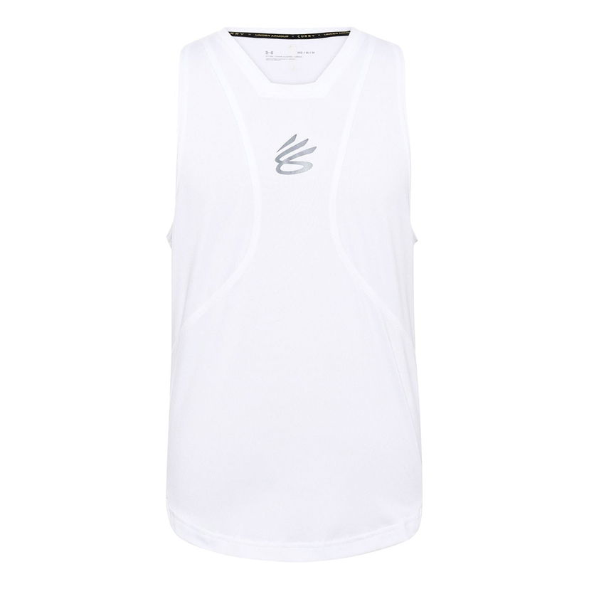 Tielko Under Armour Curry Performance Tank Biela | 1362587-100