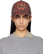 GANNI Leopard Print Baseball Cap