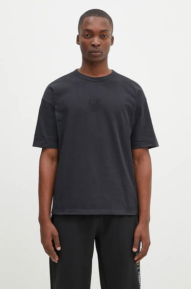 Tričko C.P. Company T-Shirt Boxy Logo Modrá | 17CMTS181A005697G, 0