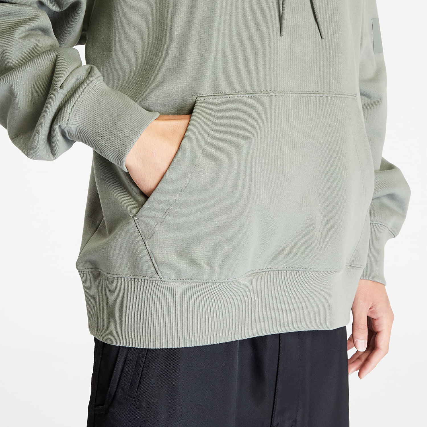 Mikina Y-3 Organic Cotton Terry Hoodie UNISEX Stone Green Zelené | IP7698, 1