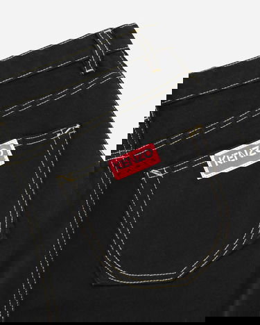 Džínsy KENZO Bara Slim Fit Jeans Čierna | FD62DP2106C1 BM, 9