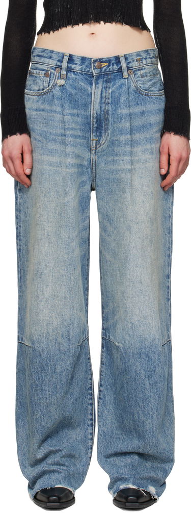 Džínsy R13 R13 Wayne Articulated Knee Jeans Modrá | R13WD146-D149C, 0